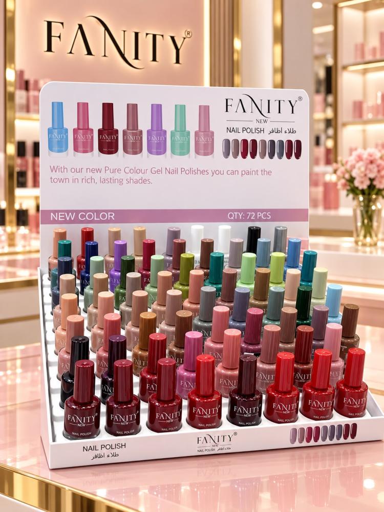مجموعة طلاء أظافر FANITY®  – ألوان تجذب كل الأنظار 72 حبه