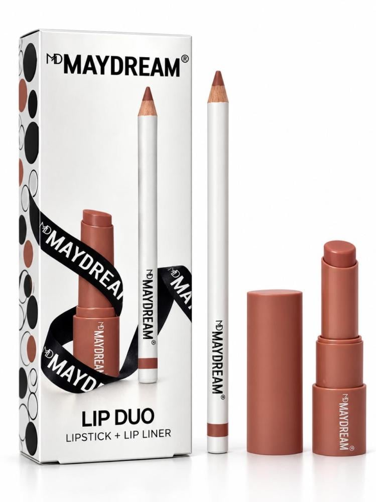 جلوس ملمع ومحدد الشفاه من ماي دريم MAYDREAM Lip Duo