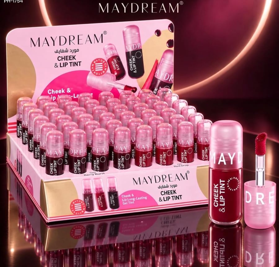 مورد الشفايف والخدود - MAYDREAM Cheek & Lip Tint توريد مخملي