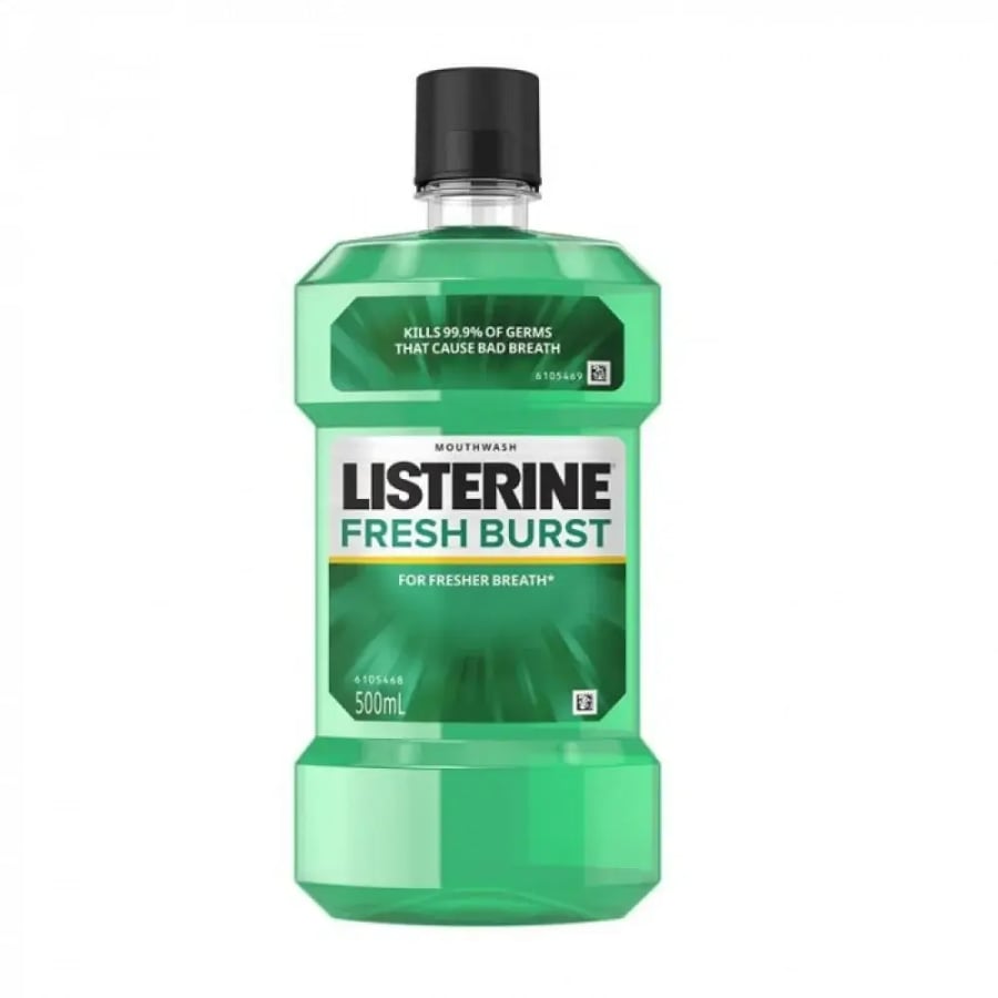 ليسترين غسول الفم فريش برست 500 مل - Listerine Fresh Burst Mouthwash 500 ml