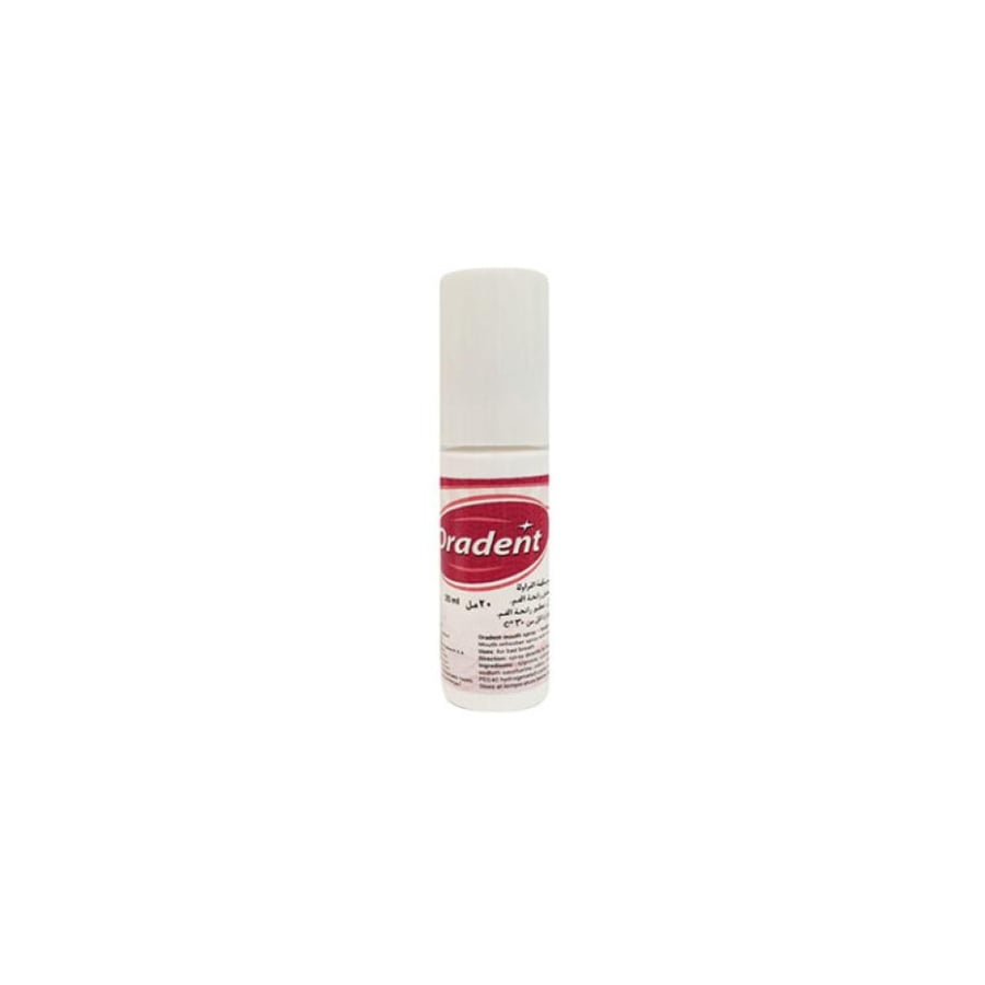اورادنت معطرفم بخاخ منعش بالفراولة 20 مل - Oradent Fresh Strawberry Mouth Spray 20 ml