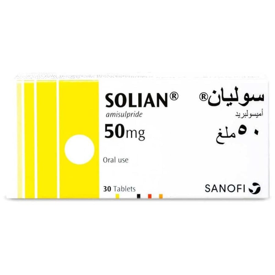 سوليان 50 مجم 30 قرص - Solian 50 mg 30 Tablet