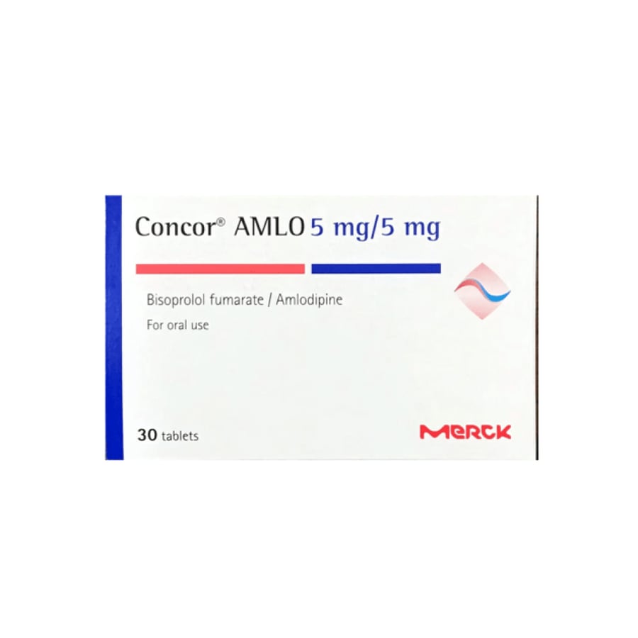 كونكور أملو 5/5 مجم 30 قرص - Concor Amlo 5/5 mg 30 Tablet