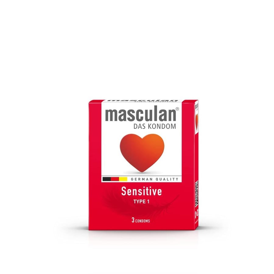 ماسكيولان كوندوم حساس 3 ق - Masculan Sensitive Type1 Condom 3 Pcs