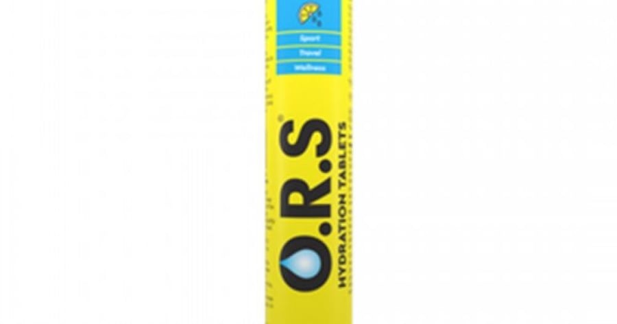 أو آر إس أقراص ترطيب بالليمون 24 قرص فوار - O.R.S Hydration Tablets – Lemon (24 Effervescent Tablets)