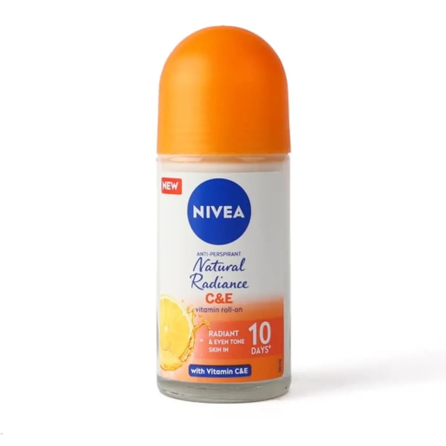 نيفيا، مزيل عرق رول اون اشراقة فورية مع فيتامين اي و سي 50 مل - Nivea Fresh Orange Women Deodorant Roll on 50 ml