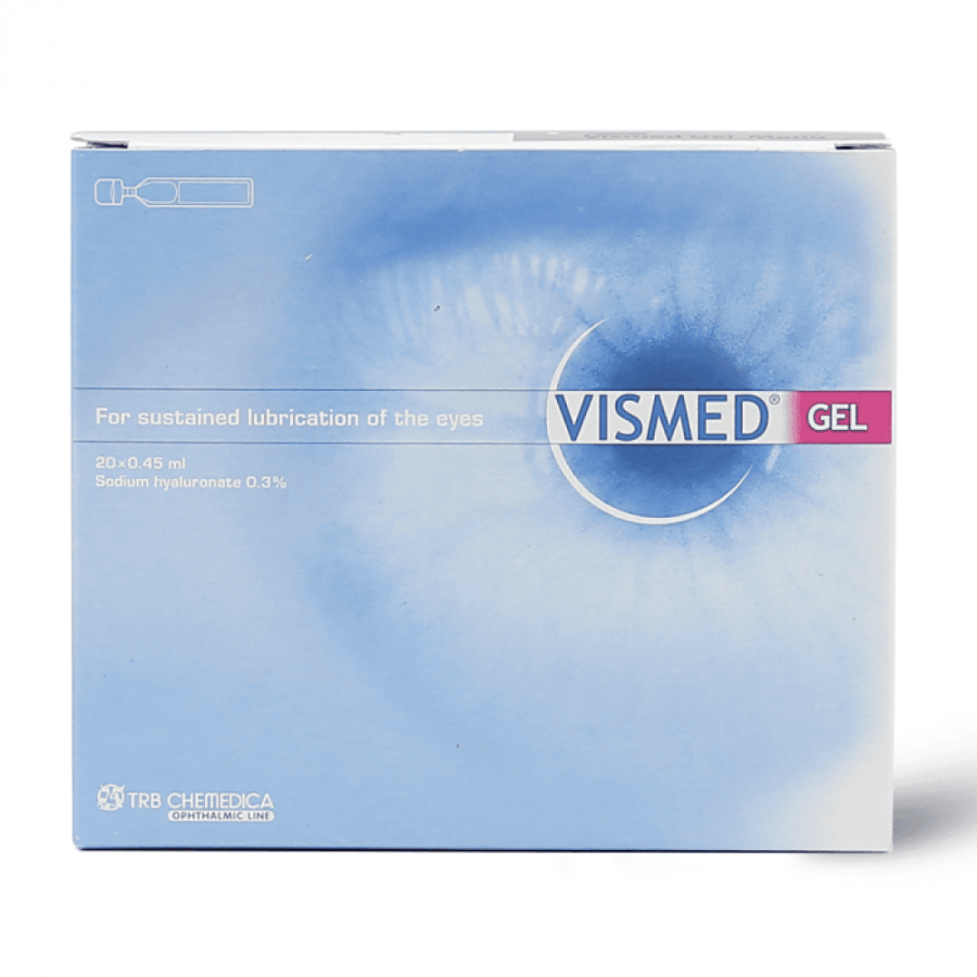 فيزميد 0.3% جل للعين 20 حبة - Vismed Gel Eye Drop SDU 20x0.45 ml