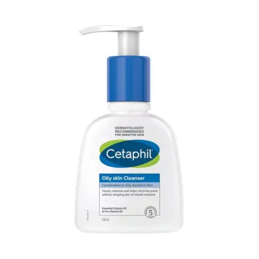 سيتافيل غسول البشرة الدهنية الحساسة والمعرضة لحب الشباب 236 مل - Cetaphil Oily Sensitive Skin Cleanser 236 ml Deep Cleaning