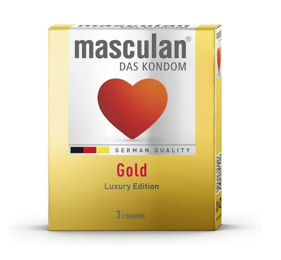 ماسكولان واقي ذكري طبي جولد 3 قطع - Masculan Condom Gold 3 Pieces