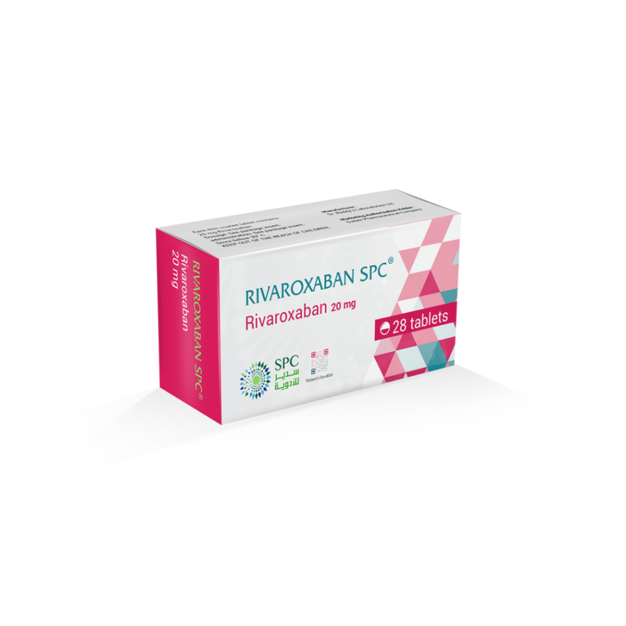 ريفاروكسبان 20 مجم 28 قرص - Rivaroxaban SPC 20 mg 28 Tablet