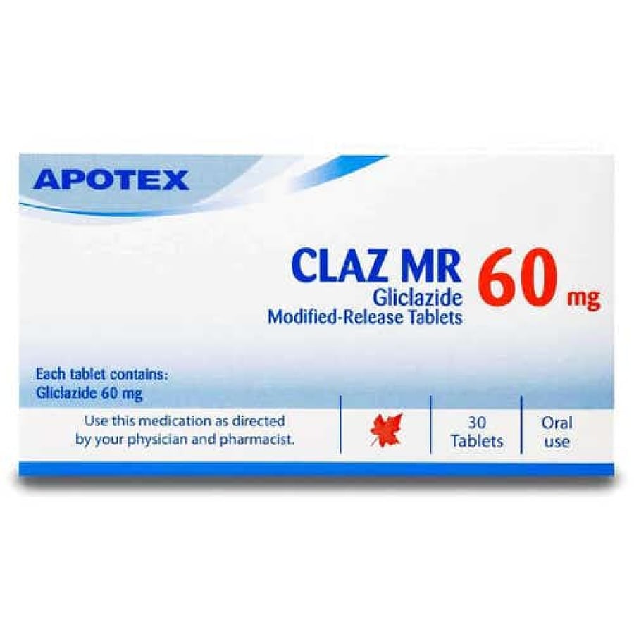 كلاز ام أر 60 مجم 30 قرص - Claz Mr 60 Mg 30 Tablets