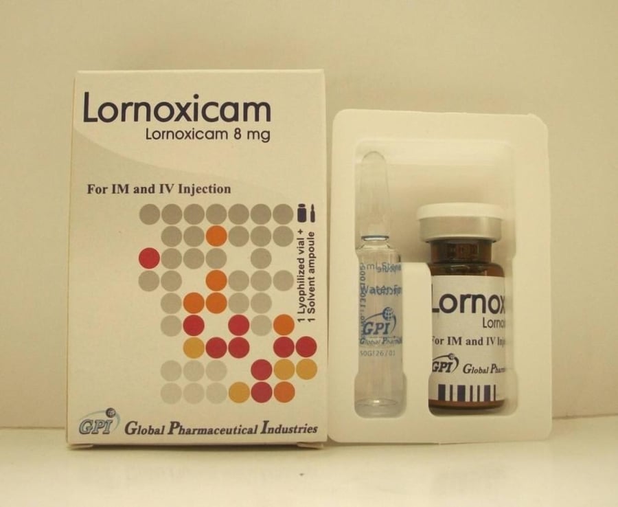 لورنوكسيكام 8 مجم/2 مل 1 فايال - Lornoxicam 8 Mg VIAL