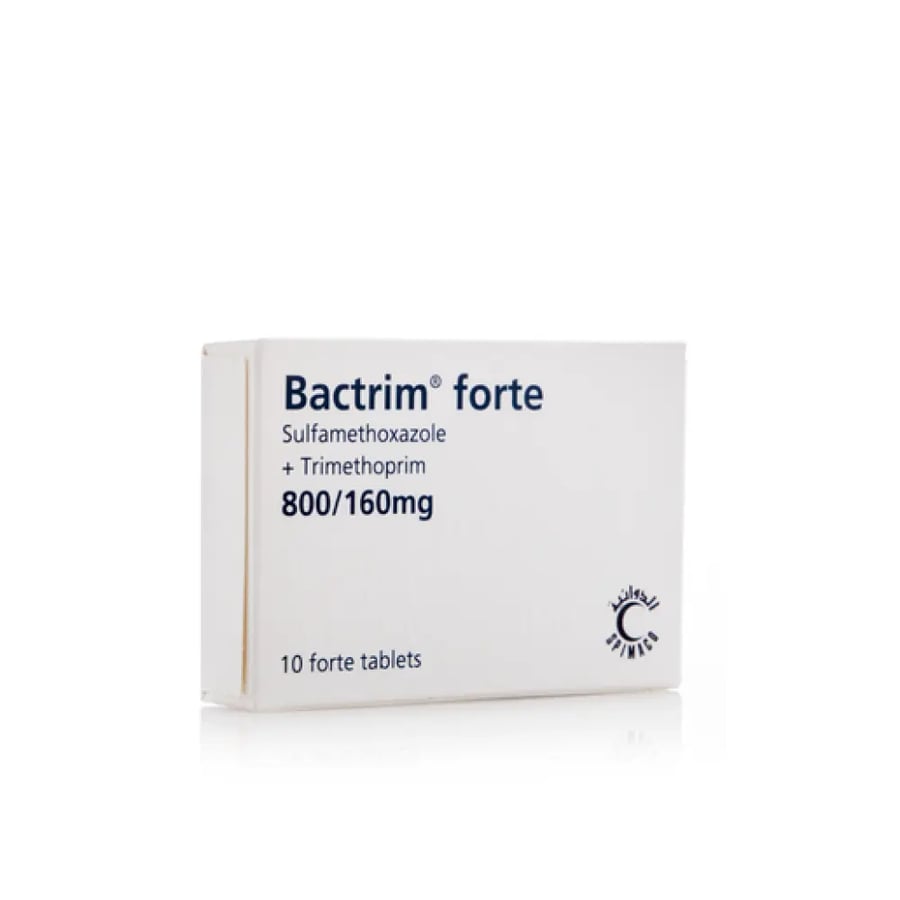 باكتريم فورت 800/160 مجم 10 اقراص - Bactrim Forte 800/160 mg 10 Tablet