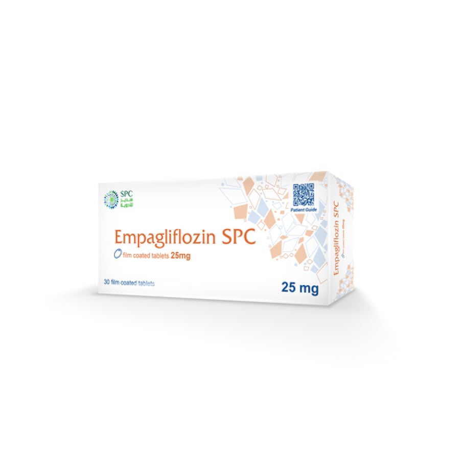 إمباجليفلوزين اس بي سي 25 مجم 30 قرص - Empagliflozin Spc 25 mg 30 Tablets