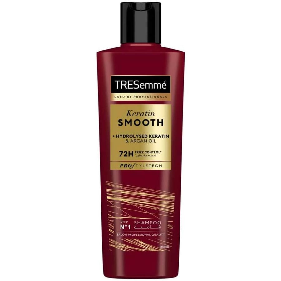 شامبو تريسيمي كيراتين سموث آند ستريت 200 مل - Tresemme Shampoo Keratin Smooth & Straight 200 ml