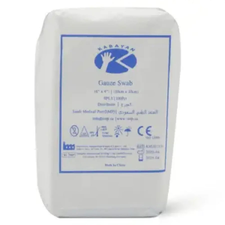 شاش مسحات 10 سم × 10 سم - 1 عبوة - Gauze Swab 10Cm × 10Cm - 1 Kit