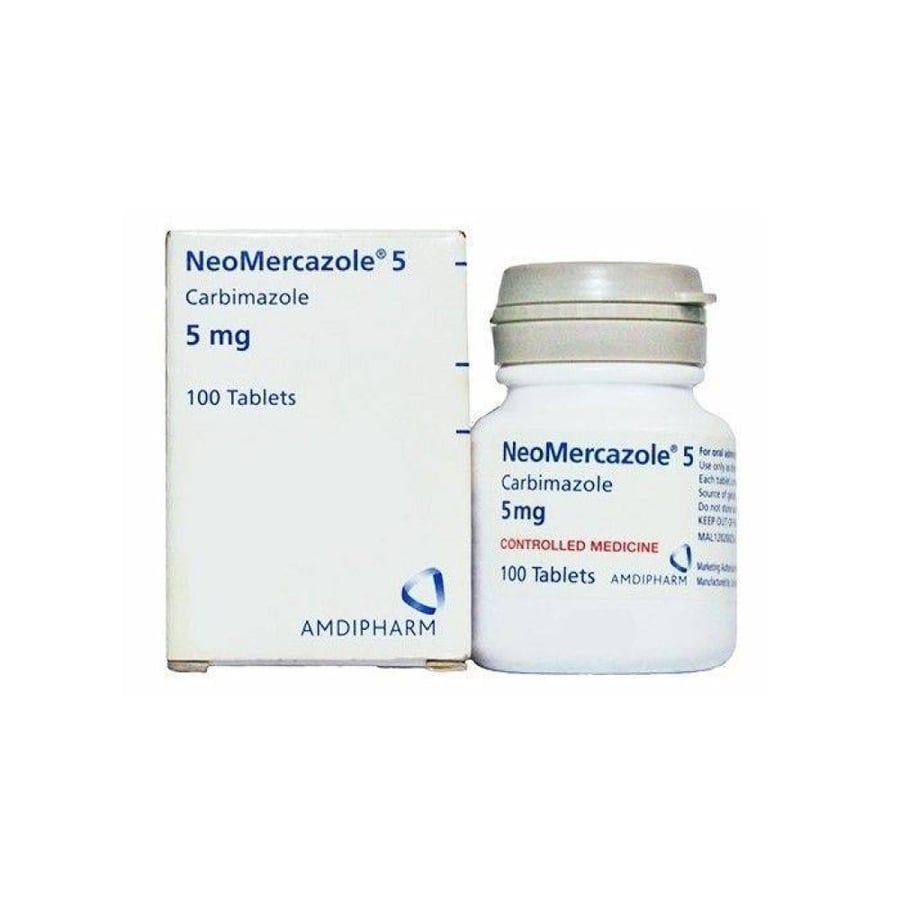 نيوميركازول 5 مجم 100 قرص - Neomercazole 5 mg 100 Tablet