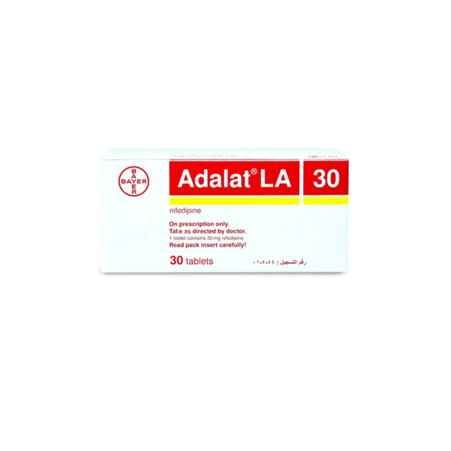ادالات ال ايه 30 مجم 30 قرص -Adalat LA 30 mg 30 Tablet