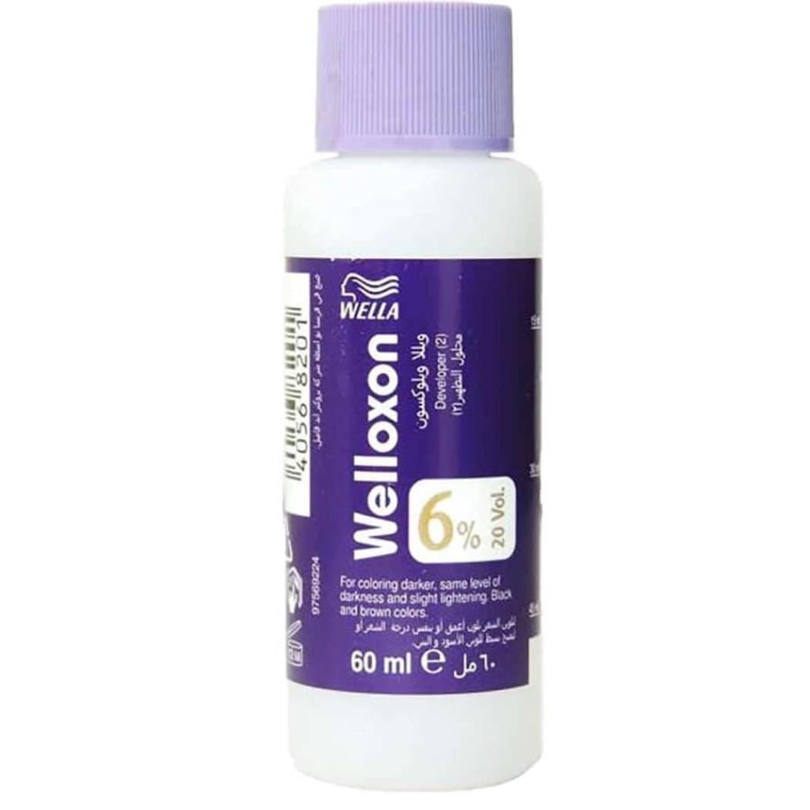 ويلاكسون صبغة شعر اعشاب 6 %  60 مل - Wella Welloxon Herbal 6 % lightening Solution 60 ml
