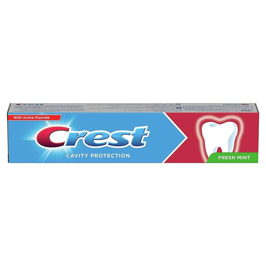 معجون أسنان كريست للحماية من التسوس بنكهة النعناع المنعش 50 مل - Crest Cavity Protection Fresh Mint Toothpaste 50 ml
