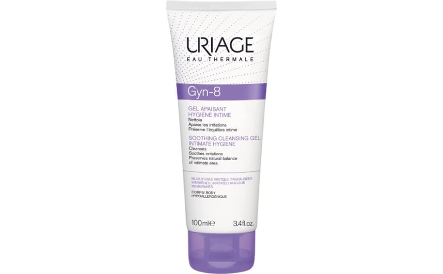 يورياج جين-8 غسول مهدئ للمناطق الحساسة| يحافظ على التوازن الطبيعي 100 مل - URIAGE GYN-8 Soothing intimate wash for irritated intimate areas Foaming gel 100ML
