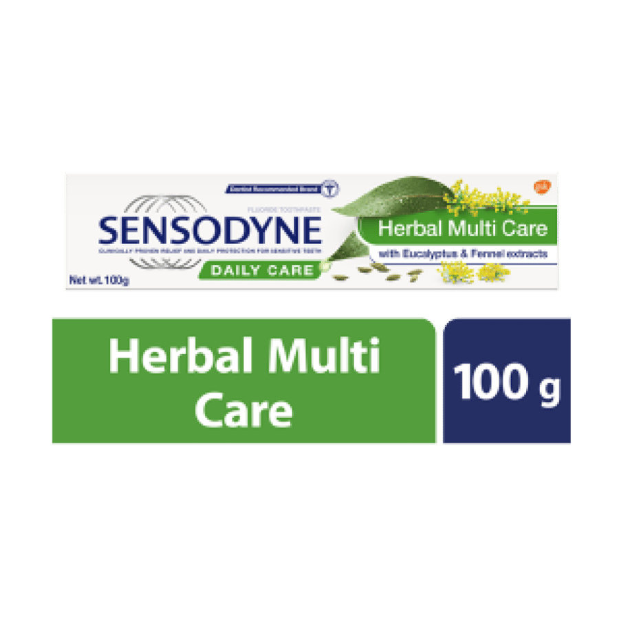 معجون أسنان سنسوداين العشبي متعدد العناية 100 غرام - Sensodyne Herbal Multi Care Toothpaste 100 g