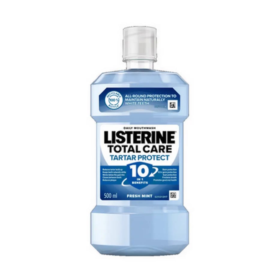 لسترين غسول فم مطهر توتال كير تارتار بروتيكت اليومي 500 مل - Listerine Tartar Protection Mouthwash 500 ml