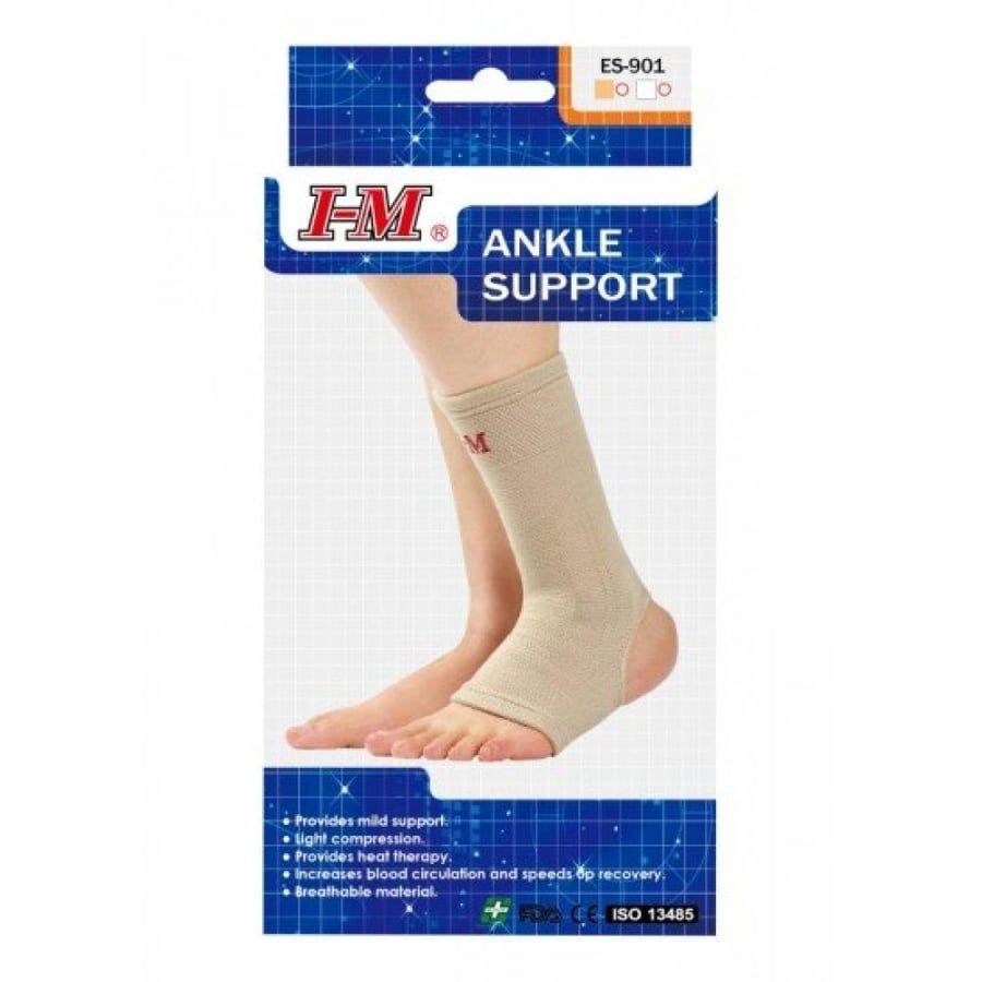 أي - إم رباط ضاغط لكعب وراحة القدم مقاس متوسط - I_M Ankle support medium