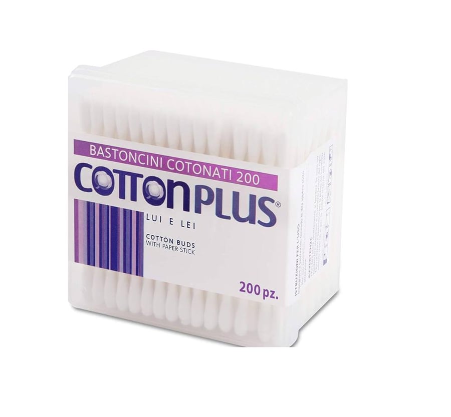 قطن بلس اعواد اذان 200 حبة - Cotton Plus Stick 200 Bud