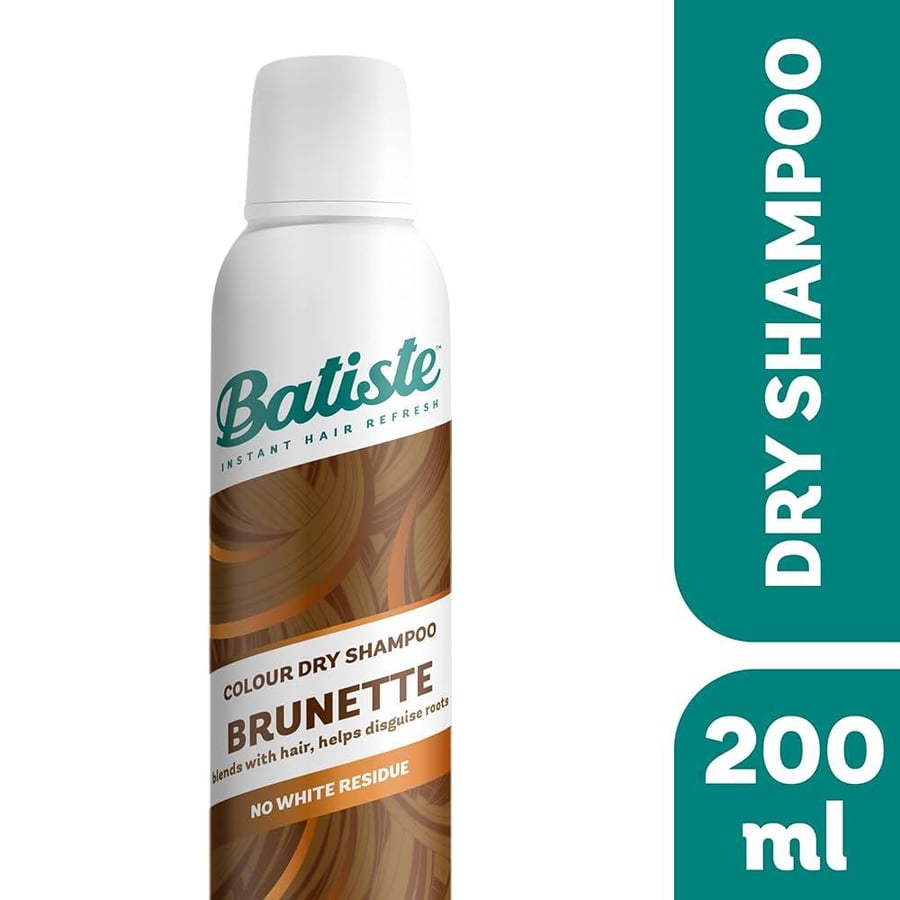 باتستى شامبو جاف للشعر البنى المتوسط 200 مل - Batiste Dry Shampoo Beautiful Brunette 200 ml