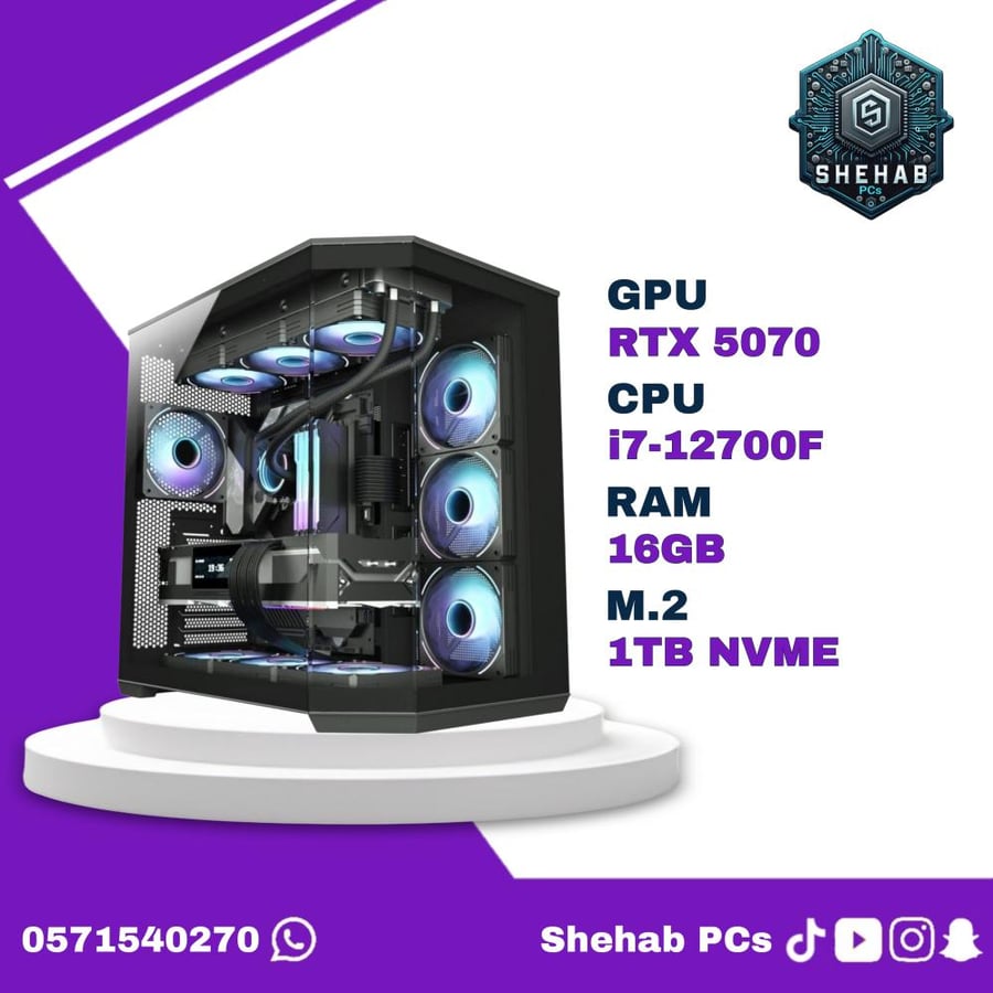 التجميعة الاحترافية RTX 5070 - i7-12700F - DDR5