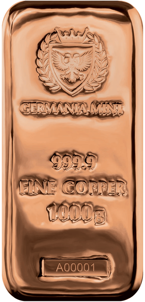 سبيكة نحاس جيرمانيا 1 كجم – Germania Mint