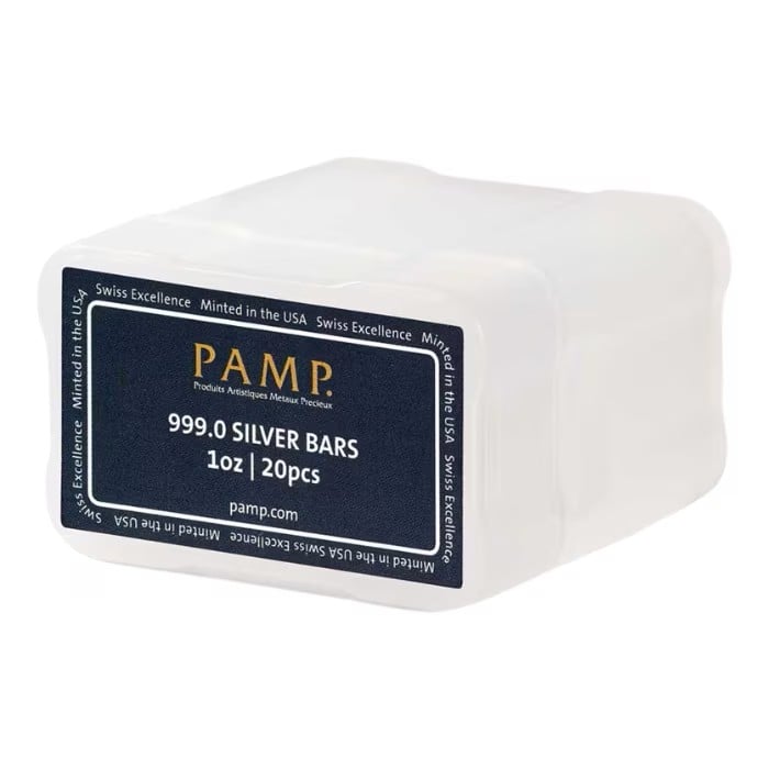سبيكة فضة بامب الأمريكية PAMP USA – وزن أونصة – نقاوة 999