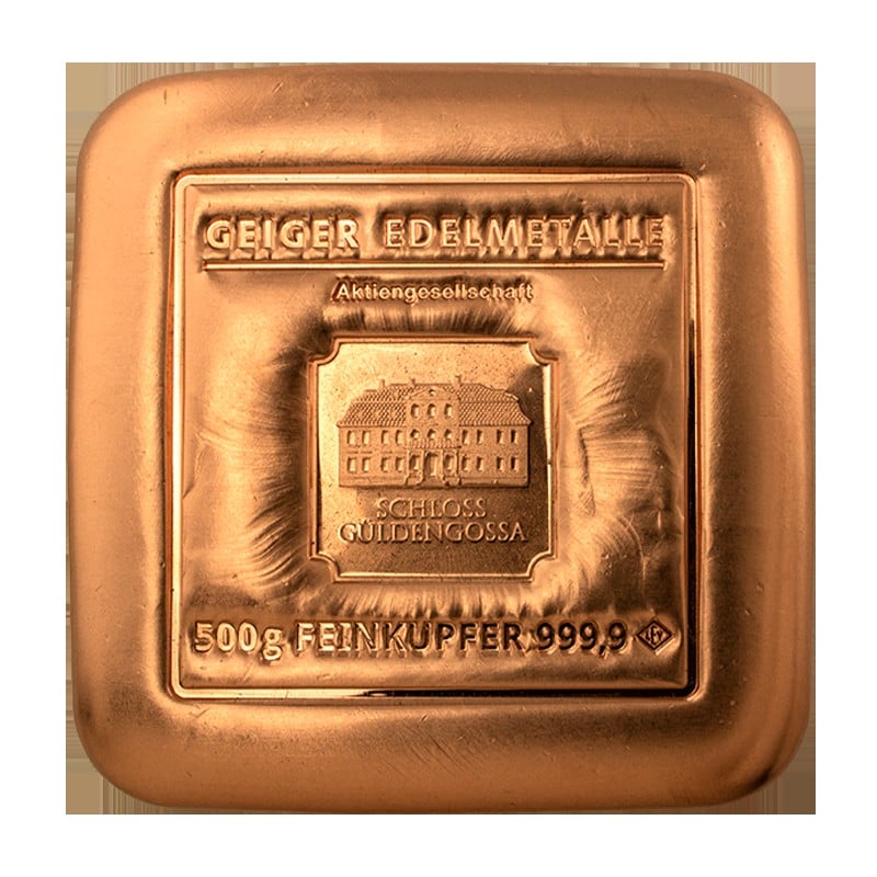 سبيكة نحاس غايغر 500 غرام – Geiger Edelmetalle