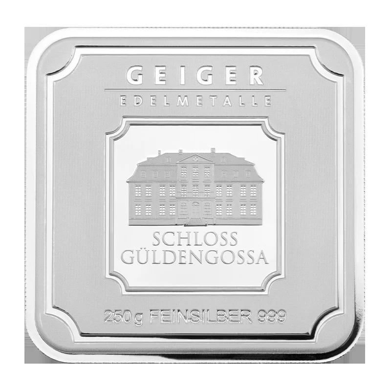سبيكة فضة غايغر الألمانية وزن 250 غرام – Geiger Edelmetalle