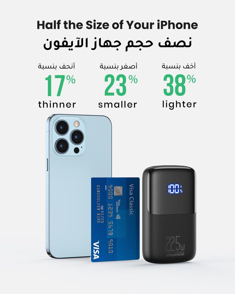 باور بانك 10000 مللي أمبير INIU شحن سريع