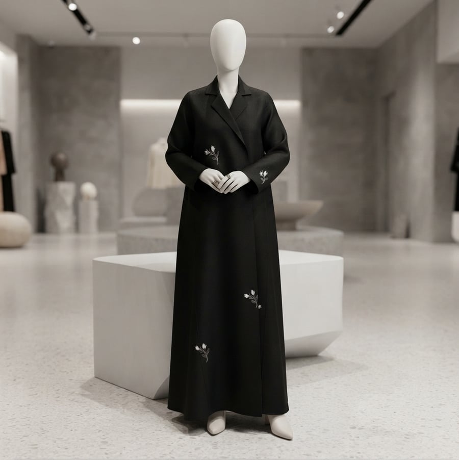 عباية وايت فلاورز