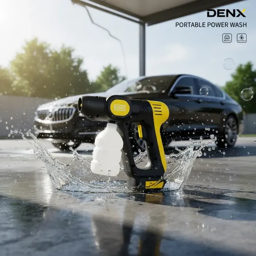مرش غسيل السيارات بضغط عالي DENX بقوة 180W 20000 بضمان عامين