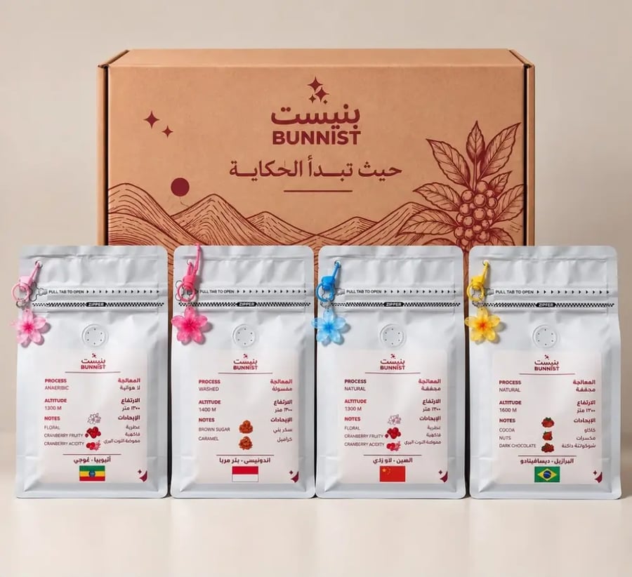 بكج صيني + إثيوبي + إندونيسي + برازيلي
