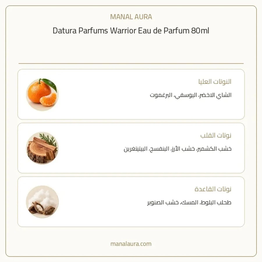 داتورا عطر واريور أو دو بارفيوم - عطري - للجنسين - 80 مل