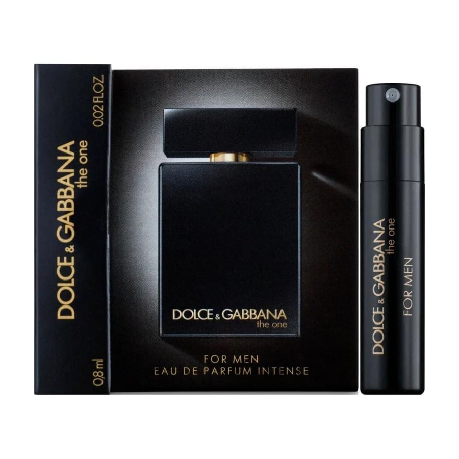 عينة عطر دولتشي غابانا ذا ون انتنس للرجال أو دو بارفيوم 0 8 مل