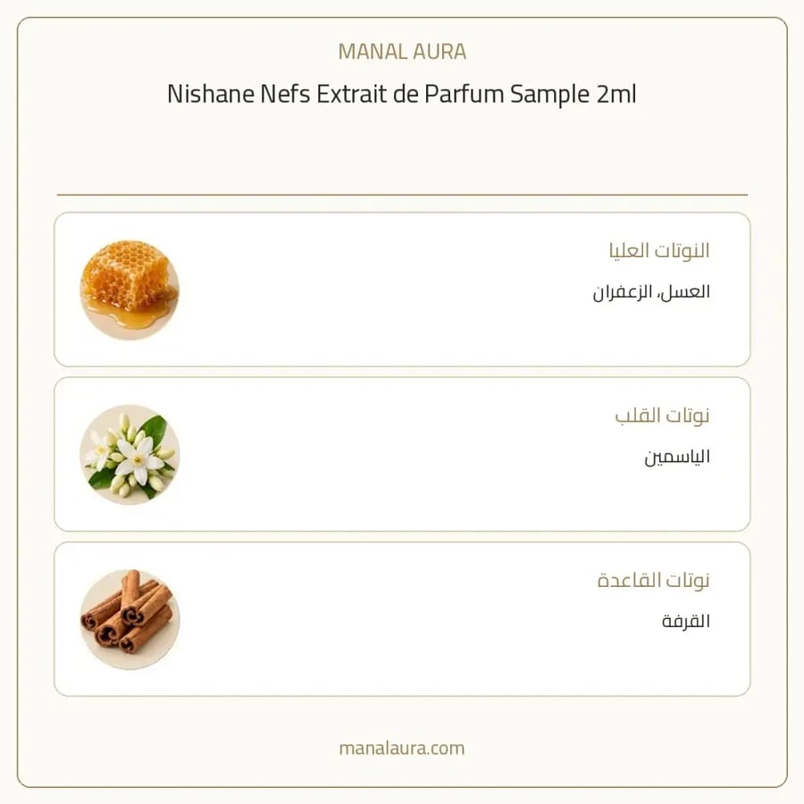 نيشاني عينة عطر نيفس نيشاني بارفيوم - عطري - للجنسين - 2 مل