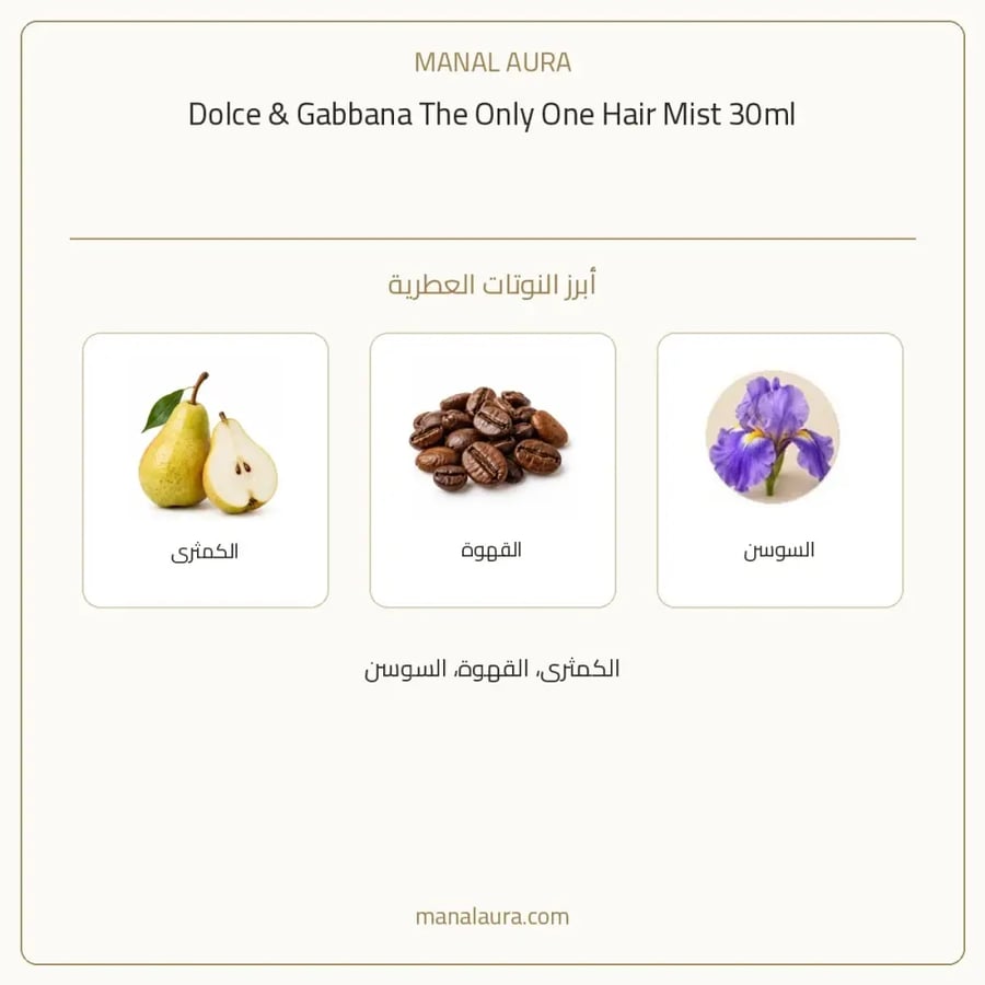 دولتشي آند غابانا عطر شعر دولتشي ان غابانا ذا اونلي ون - عطري - للجنسين - 30 مل