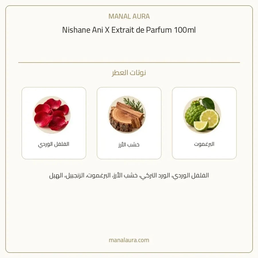 نيشاني عطر اني اكس إكستريت دو بارفيوم - زهري خشبي - للجنسين - 100 مل
