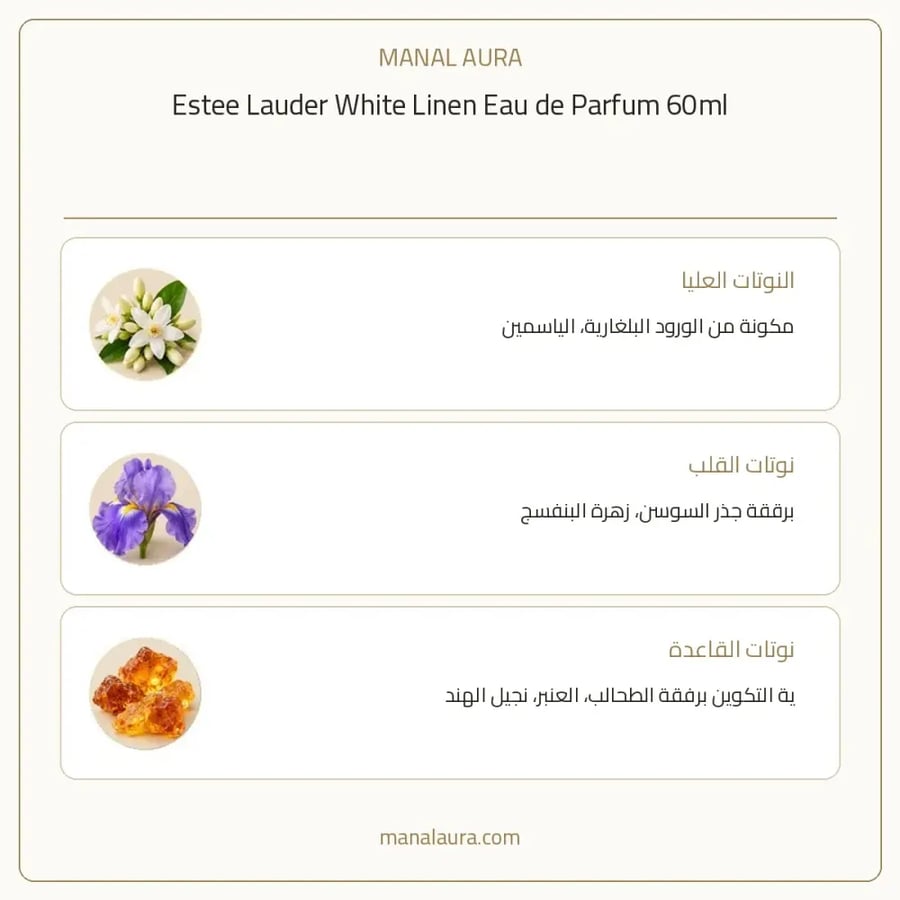 إستي لودر عطر وايت لينين أو دو بارفيوم - زهري - للنساء - 60 مل