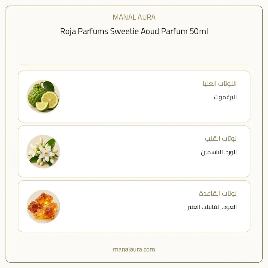 روجا للعطور عطر سويتي عود بارفيوم - شرقي زهري عطري - للجنسين - 50 مل