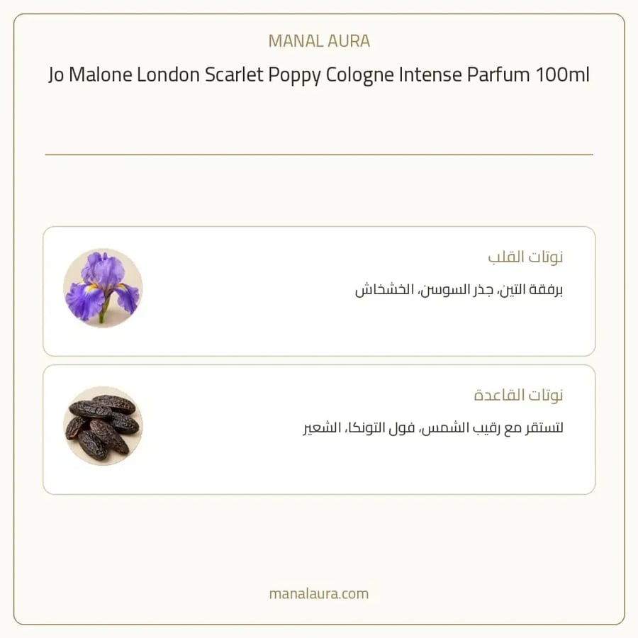 جو مالون لندن عطر سكارليت بوبي كولون انتنس بارفيوم - شرقي زهري عطري - للجنسين - 100 مل