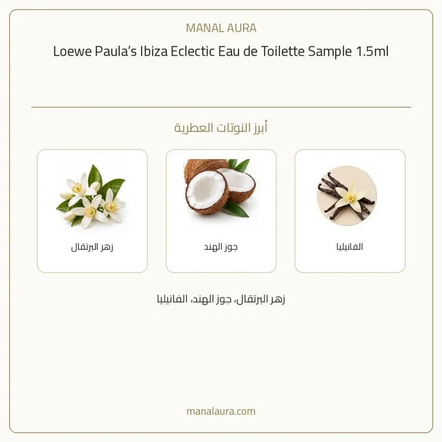 لويفي عينة عطر لوي بولز ايبيزا اليكتيك أو دو تواليت - عطري - للنساء - 1.5 مل