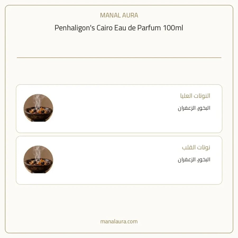 بنهاليغنز عطر كايرو أو دو بارفيوم - شرقي زهري - للجنسين - 100 مل