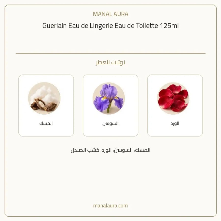 غيرلان عطر او دو لانجري أو دو تواليت - زهري خشبي - للنساء - 125 مل